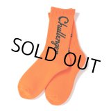 画像: CHALLENGER/LOGO SOCKS（ORANGE）［ロゴソックス-23春夏］