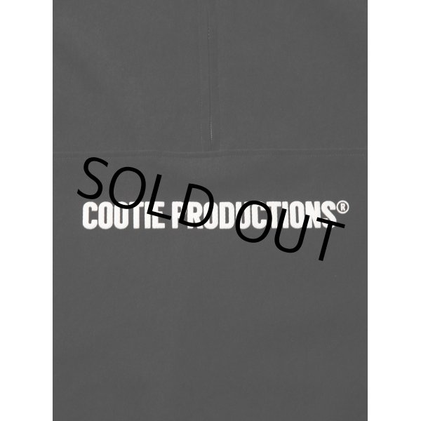 画像3: COOTIE PRODUCTIONS/Polyester Velour Half Zip L/S Tee（Black）［ポリエステルベロアハーフジップ-22秋冬］ (3)