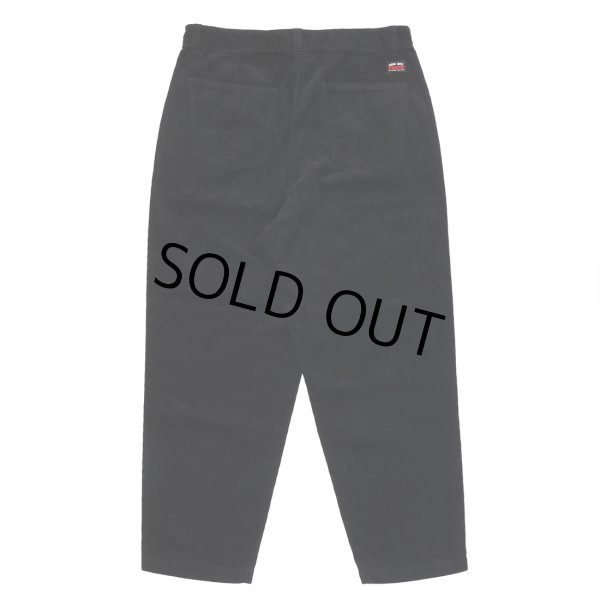 画像2: PORKCHOP/LOOSE FIT CORDUROY PANTS（BLACK）［ルーズフィットコーデュロイパンツ-22秋冬］ (2)