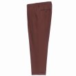 画像1: WACKO MARIA/DORMEUIL / PLEATED TROUSERS（TYPE-2）（DARK RED）［ワンタックスラックス(TYPE-2)-22秋冬］ (1)