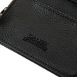 画像6: CALEE/SILVER STAR CONCHO FLAP LEATHER HALF WALLET（BLACK）［レザーハーフウォレット-23秋冬］ (6)