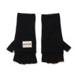画像1: COOTIE PRODUCTIONS/Fingerless Cuffed Knit Glove（Black）［フィンガーレスニットグローブ-22秋冬］ (1)