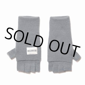 画像: COOTIE PRODUCTIONS/Fingerless Cuffed Knit Glove（Ash Gray）［フィンガーレスニットグローブ-22秋冬］