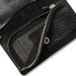 画像5: CALEE/SILVER STAR CONCHO LEATHER LONG WALLET（BLACK）［レザーロングウォレット-23秋冬］ (5)