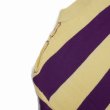 画像7: DAIRIKU/Lager Border Knit（Yellow&Purple）［ラガーボーダーニット-23春夏］ (7)