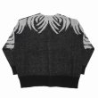 画像2: 【50%OFF】DAIRIKU/"Leopard" Mohair Cardigan Knit（Black）［レオパードモヘアニットカーディガン-23春夏］ (2)