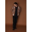 画像4: 【40%OFF】RATS/ARGYLE MOHAIR KNIT CARDIGAN（BROWN）［アーガイルモヘアカーディガン-22秋冬］ (4)
