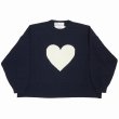 画像1: DAIRIKU/♡ Pullover Knit（Navy）［プルオーバーニット-23春夏］ (1)