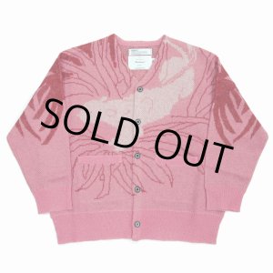 画像: DAIRIKU/"Leopard" Mohair Cardigan Knit（Pink） 【40%OFF】［レオパードモヘアニットカーディガン-23春夏］