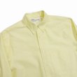 画像4: DAIRIKU/"Benjamin" BD Oxford Shirt（Yellow） 【40%OFF】［BDオックスフォードシャツ-23春夏］ (4)
