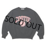画像: COOTIE PRODUCTIONS/Heavy Oz Sweat Crew（COLLEGE）（Black）［スウェットクルー-23春夏］