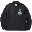 画像1: CALEE/CAL Logo fol drop shoulder utility coach jacket -Naturally paint design-（Black）［コーチJKT-23春夏］ (1)