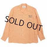 画像: WACKO MARIA/50'S OPEN COLLAR SHIRT（TYPE-2）（ORANGE）［50'Sオープンカラーシャツ-23春夏］