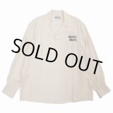 画像: WACKO MARIA/50'S OPEN COLLAR SHIRT（TYPE-2）（IVORY）［50'Sオープンカラーシャツ-23春夏］