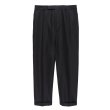 画像1: WACKO MARIA/PLEATED TROUSERS（TYPE-1）（BLACK）［ワンタックT/Cスラックス(TYPE-1)-23春夏］ (1)