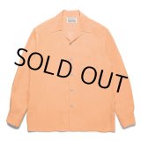 画像: WACKO MARIA/50'S OPEN COLLAR SHIRT（TYPE-1）（ORANGE）［50'Sオープンカラーシャツ-23春夏］