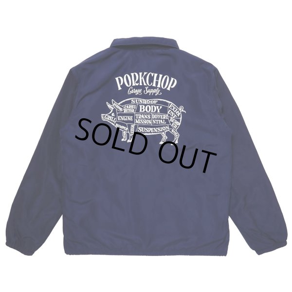 画像1: PORKCHOP/ORIGINAL BOA COACH JKT（NAVY）［オリジナルボアコーチJKT-23春夏］ (1)
