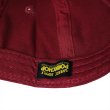 画像4: PORKCHOP/B&S BASE CAP（BURGUNDY）［6パネルキャップ-23春夏］ (4)