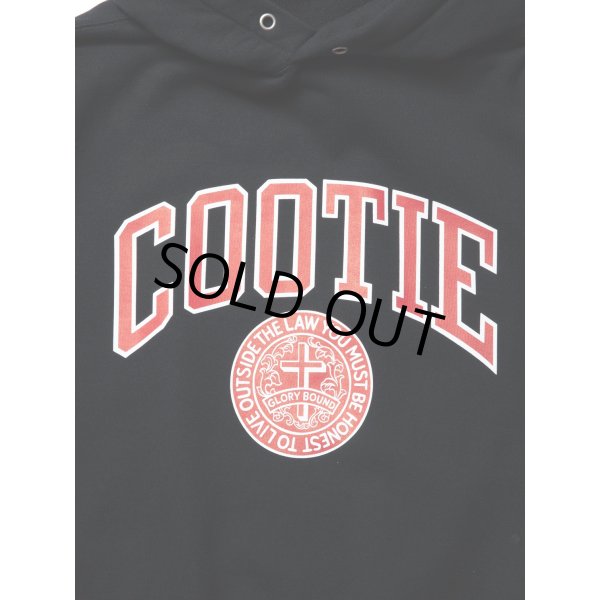 画像2: COOTIE PRODUCTIONS/Heavy Oz Sweat Hoodie（COLLEGE）（Black）［スウェットフーディー-23春夏］ (2)