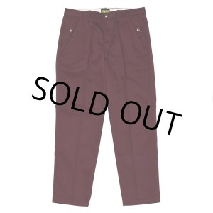 画像: PORKCHOP/STANDARD WORK PANTS（BURGUNDY）［スタンダードワークパンツ-23春夏］