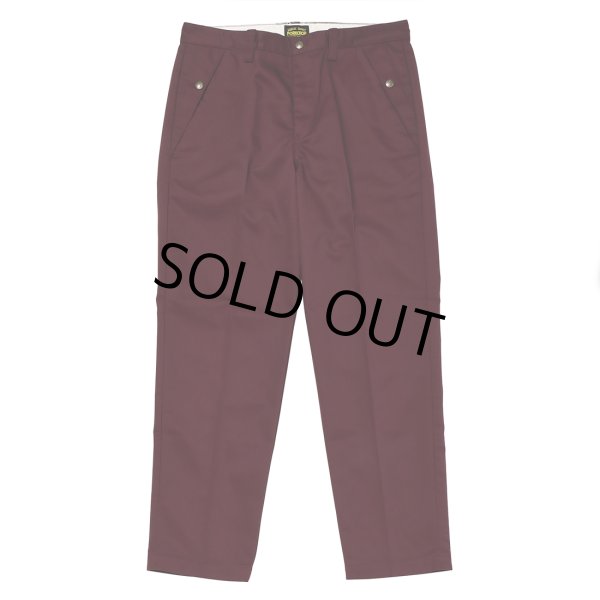 画像1: PORKCHOP/STANDARD WORK PANTS（BURGUNDY）［スタンダードワークパンツ-23春夏］ (1)