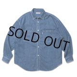 画像: COOTIE PRODUCTIONS/Denim Work Shirt（Indigo Fade）［フェード加工デニムワークシャツ-23春夏］