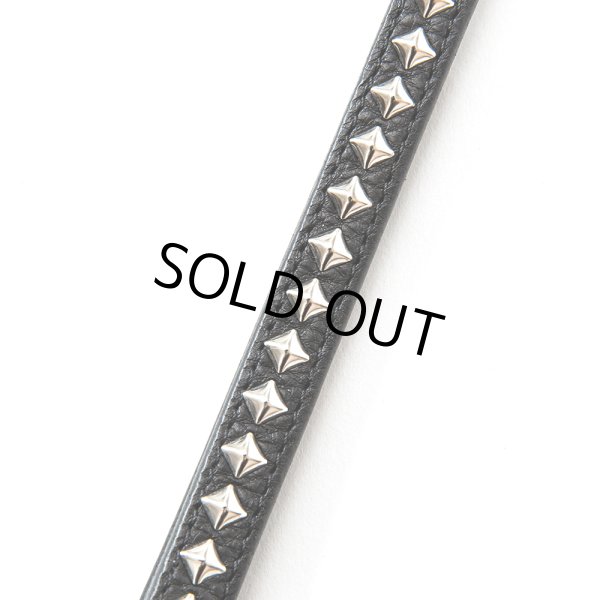 画像3: CALEE/Studs leather wrist strap（Black）［スタッズレザーリストストラップ-23春夏］ (3)