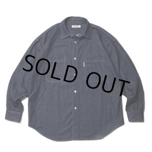 画像: COOTIE PRODUCTIONS/Denim Work Shirt（Indigo One Wash）［ワンウォッシュ加工デニムワークシャツ-23春夏］