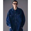 画像4: COOTIE PRODUCTIONS/Denim Work Shirt（Indigo Fade）［フェード加工デニムワークシャツ-23春夏］ (4)