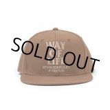 画像: RATS/EMBROIDERY CAP "WAY OF LIFE"（BROWN）［"WAY OF LIFE"キャップ-23春夏］