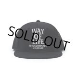 画像: RATS/EMBROIDERY CAP "WAY OF LIFE"（BLACK）［"WAY OF LIFE"キャップ-23春夏］