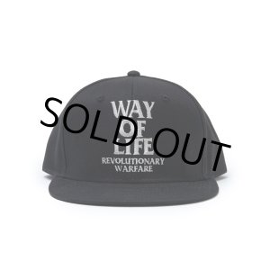 画像: RATS/EMBROIDERY CAP "WAY OF LIFE"（BLACK）［"WAY OF LIFE"キャップ-23春夏］