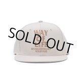 画像: RATS/EMBROIDERY CAP "WAY OF LIFE"（BEIGE）［"WAY OF LIFE"キャップ-23春夏］