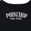 画像4: PORKCHOP/PORK FRONT SWEAT（BLACK）［クルーネックスウェット-23春夏］ (4)