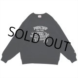 画像: PORKCHOP/PORK FRONT SWEAT（BLACK）［クルーネックスウェット-23春夏］