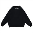 画像2: PORKCHOP/PORK FRONT SWEAT（BLACK）［クルーネックスウェット-23春夏］ (2)