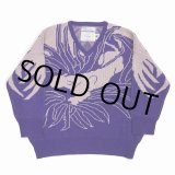 画像: 【50%OFF】DAIRIKU/"Leopard" Pullover Knit（Purple）［レオパードプルオーバーニット-23春夏］