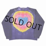 画像: 【50%OFF】DAIRIKU/Heart Tie dye Border Knit（Rainbow）［タイダイボーダーニット-23春夏］