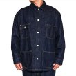 画像8: CALEE/Vintage type denim coverall（Ow Indigo Blue）［デニムカバーオール-23春夏］ (8)