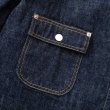 画像4: CALEE/Vintage type denim coverall（Ow Indigo Blue）［デニムカバーオール-23春夏］ (4)