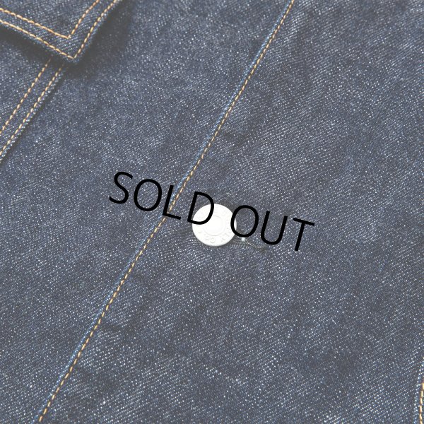 CALEE/Vintage type denim coverall(Ow Indigo Blue)[デニム CALEE/Vintage type denim coverall(Ow Indigo Blue)[デニム