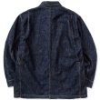 画像2: CALEE/Vintage type denim coverall（Ow Indigo Blue）［デニムカバーオール-23春夏］ (2)