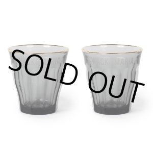 画像: WACKO MARIA/DURALEX / GLASS CUP（SET OF TWO）（GRAY）［グラス(2個セット)-23春夏］