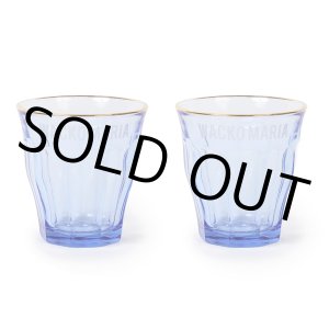 画像: WACKO MARIA/DURALEX / GLASS CUP（SET OF TWO）（BLUE）［グラス(2個セット)-23春夏］