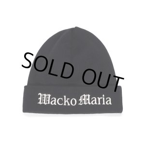 画像: WACKO MARIA/KNIT WATCH CAP（BLACK）［ニットキャップ-23春夏］