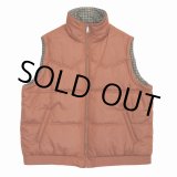 画像: 【50%OFF】DAIRIKU/Reversible Check Nylon Vest（Brown）［リバーシブルチェックナイロンベスト-23春夏］