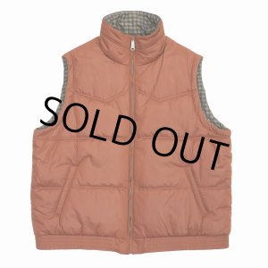 画像: 【50%OFF】DAIRIKU/Reversible Check Nylon Vest（Brown）［リバーシブルチェックナイロンベスト-23春夏］