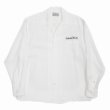 画像1: WACKO MARIA/50'S OPEN COLLAR SHIRT（WHITE）［50'Sオープンカラーシャツ-23春夏］ (1)