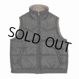 画像: DAIRIKU/Reversible Check Nylon Vest（Black） 【40%OFF】［リバーシブルチェックナイロンベスト-23春夏］