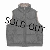 画像: DAIRIKU/Reversible Check Nylon Vest（Black） 【40%OFF】［リバーシブルチェックナイロンベスト-23春夏］